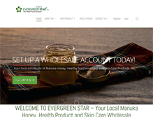 Tablet Screenshot of evergreenstar.com.au
